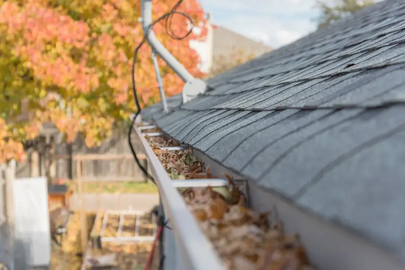 About Flo-Rite Gutters (1) New home construction. build with wooden truss, post and beam framework.